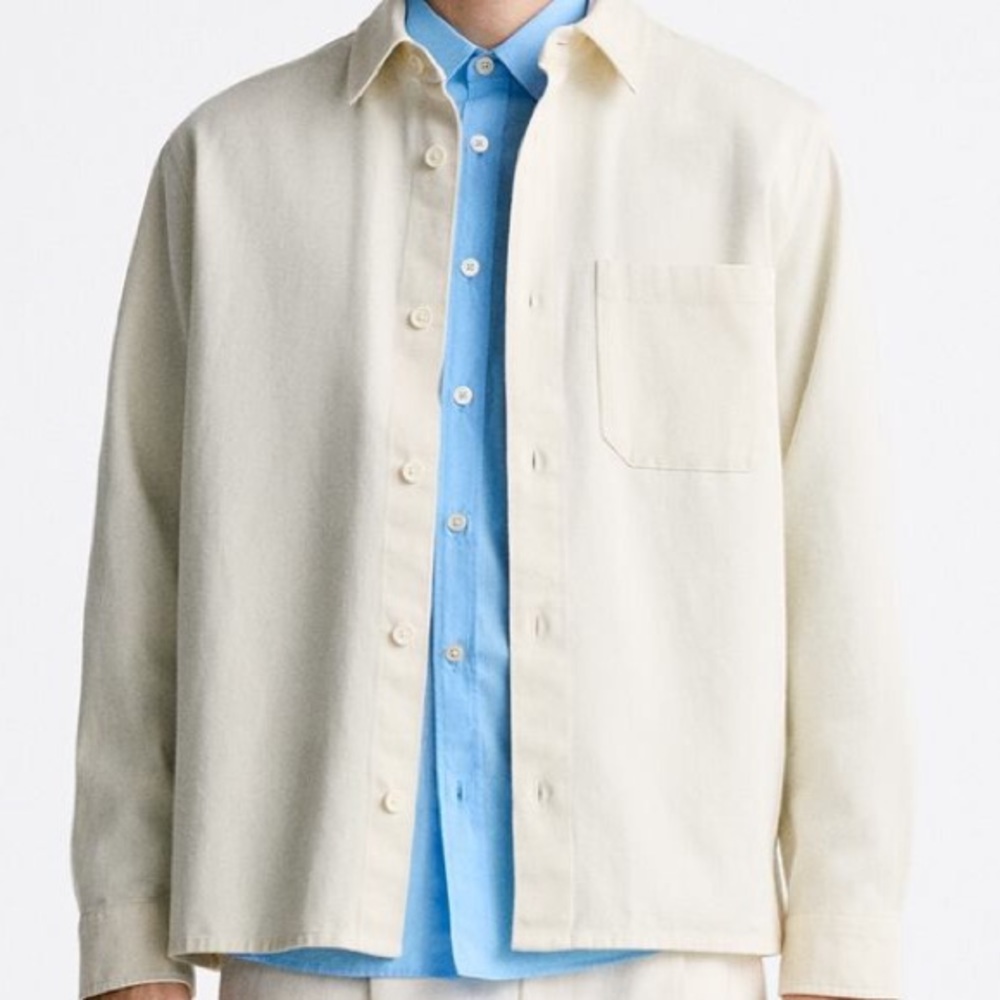Boxy fit oversize shirt (New Never work with Tag)